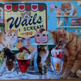 Buffalo Games Cats Collection, Ice Cream Raiders 750pc puzzle