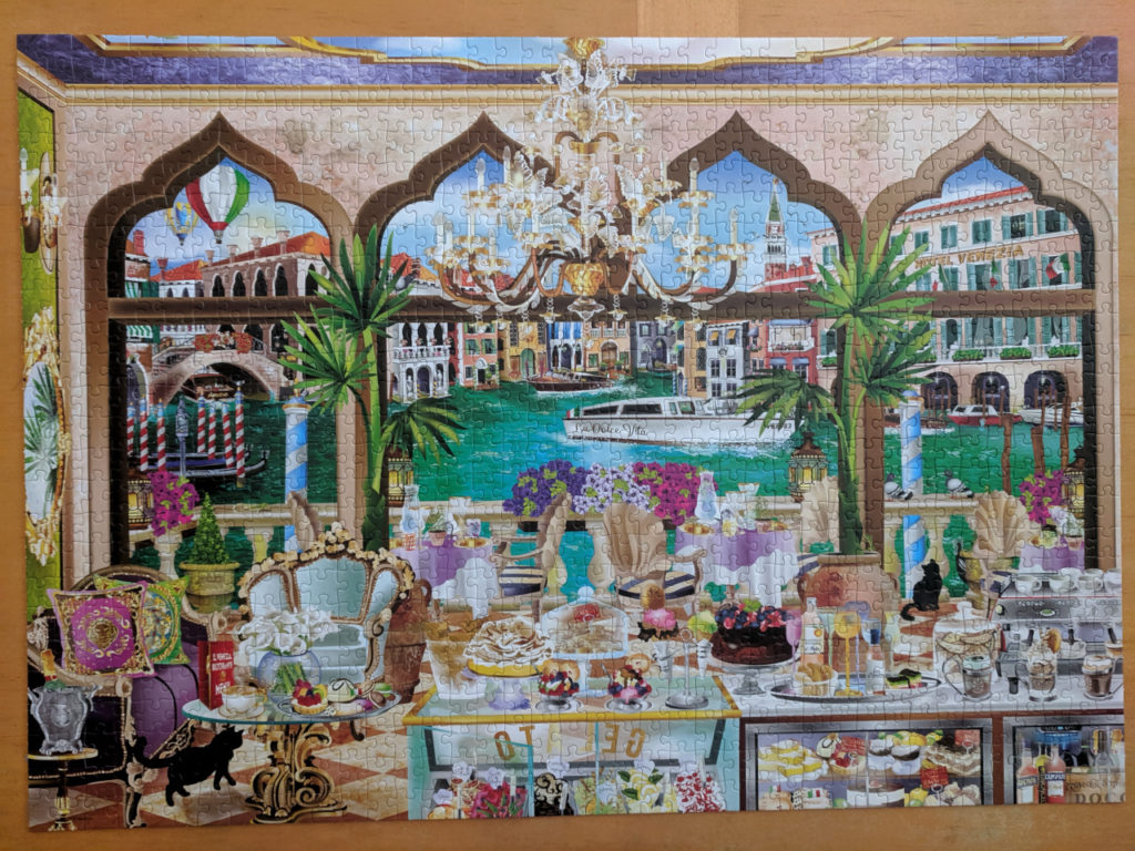 Jumbo Jigsaw Puzzle, Venice La Dolce Vitta, 1000pc jigsaw puzzle