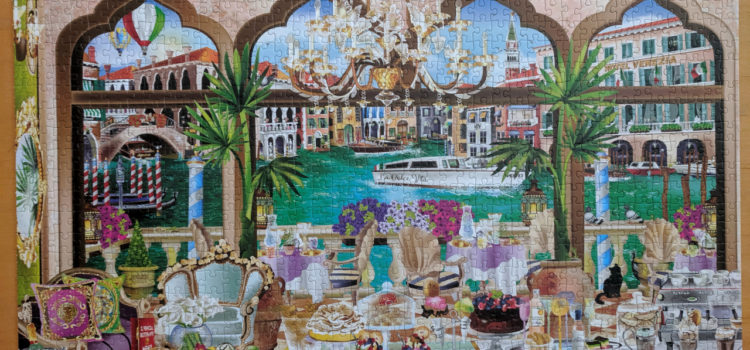 Jumbo Jigsaw Puzzle, Venice La Dolce Vitta, 1000pc jigsaw puzzle