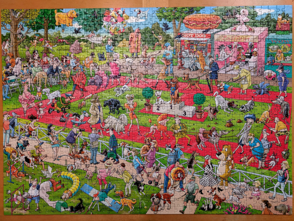 1000pc dog jigsaw puzzle, Dog Show