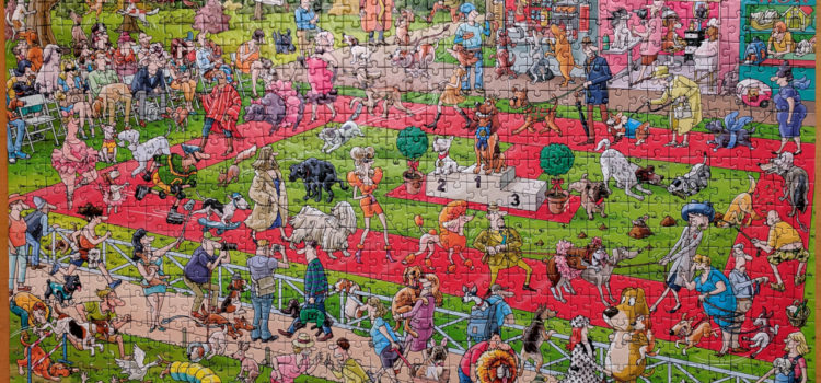 1000pc dog jigsaw puzzle, Dog Show