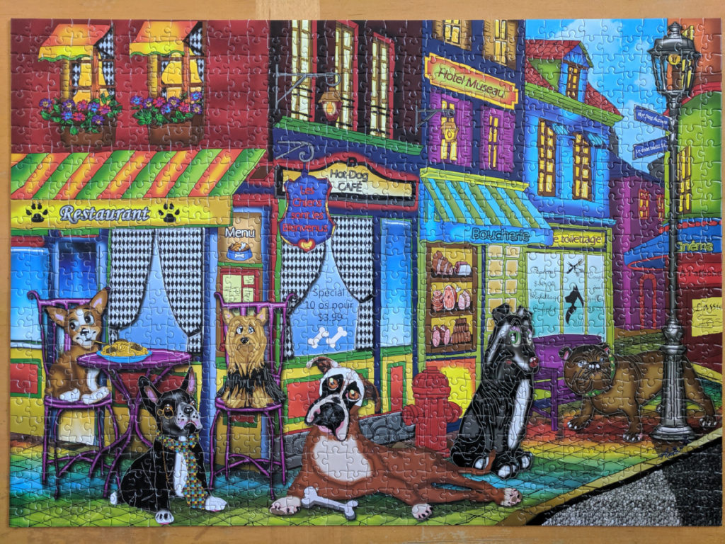 JaCaRou jigsaw puzzle, New Dogs on the Block