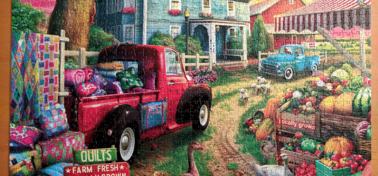 Quilt Farm, Buffalo Games 1000 piece puzzle