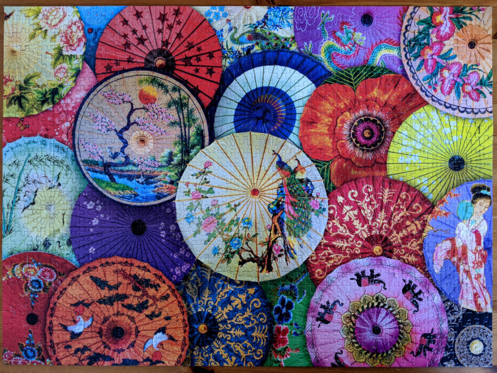 EuroGraphics Asian Oil-Paper Umbrellas, 1000pc