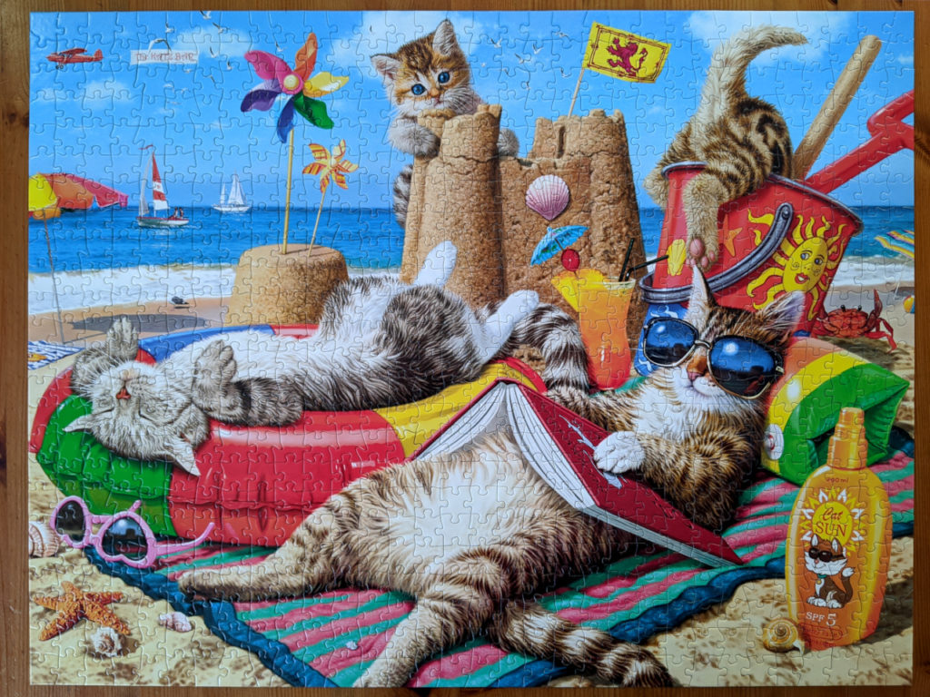 Steve Read Closet Cats 750 Piece Jigsaw Puzzle