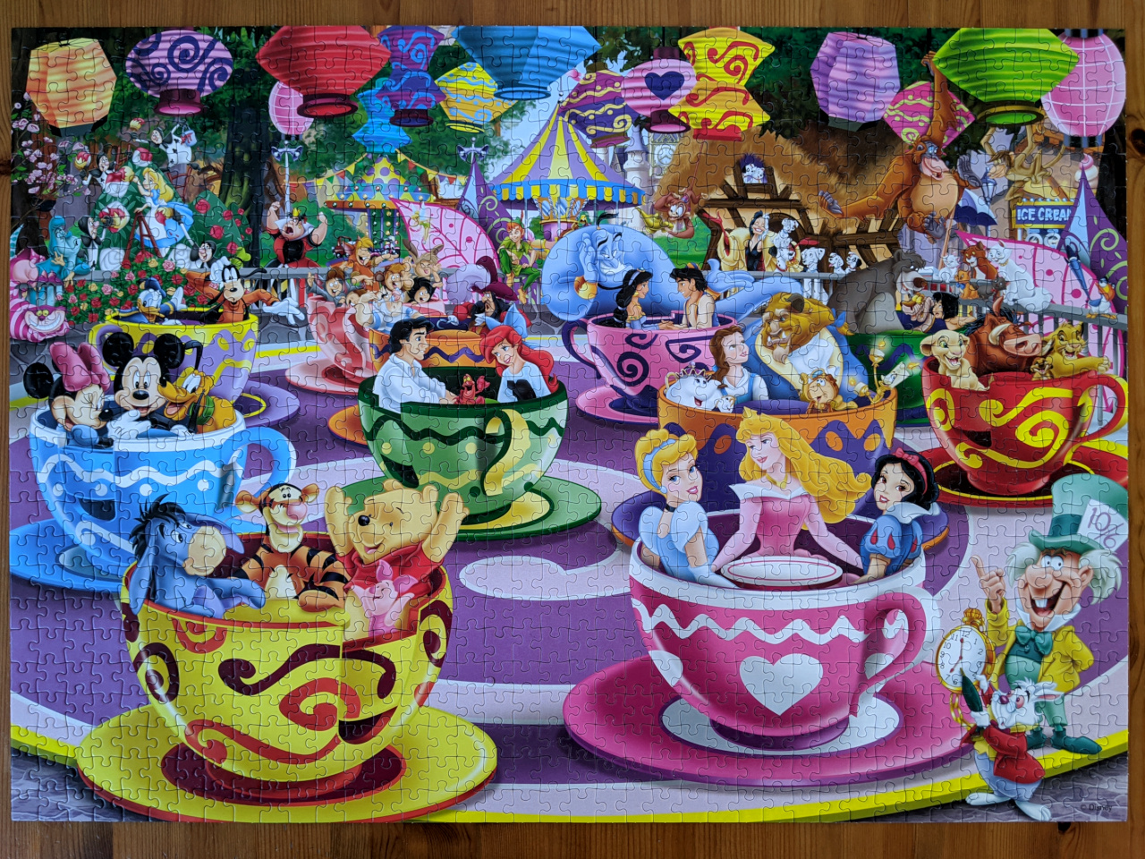 Having an incredible blast with Disney Mad Tea Cup - Puzzle Twins