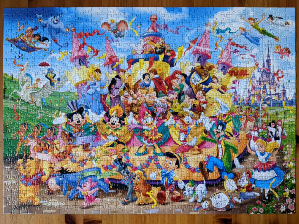 1000 piece Disney Carnival puzzle from Ravensburger