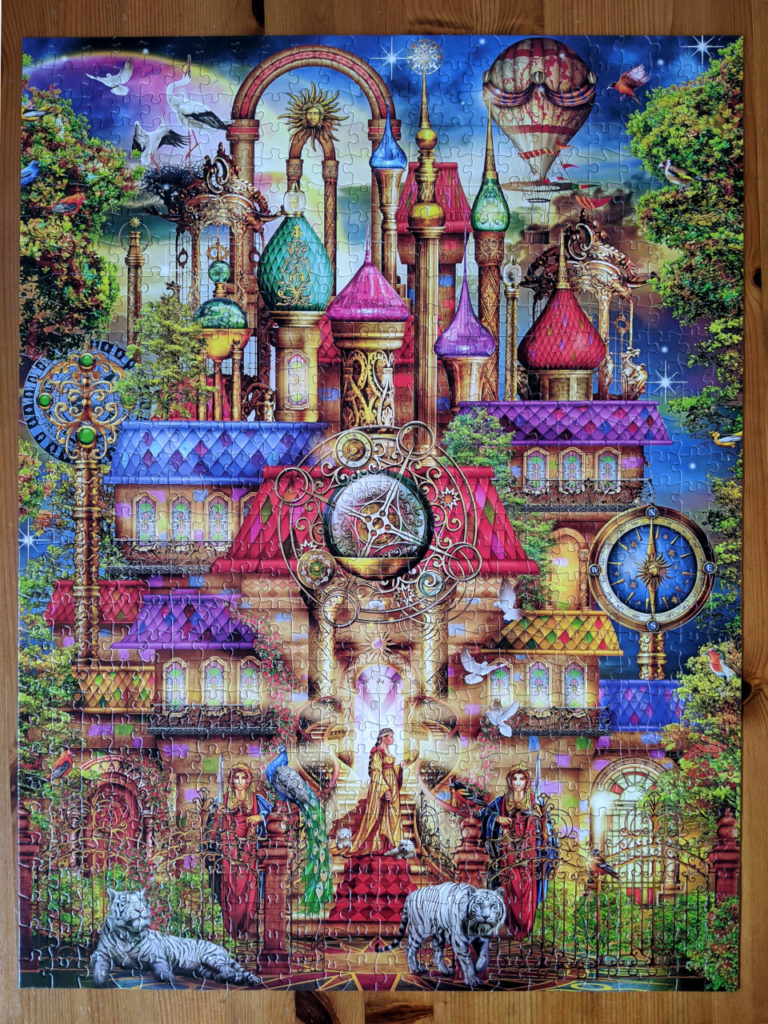 Magic Castle, a 750 piece jigsaw puzzle and part of Majestic Castle Collections from Buffalo Games