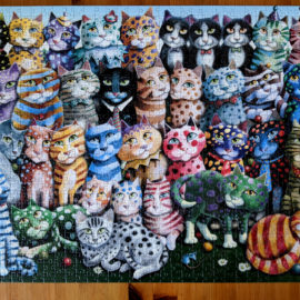 Cat Family Reunion, Gather Around For a Colorful Portrait