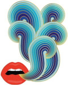 Jonathan Adler Lips, Galison, 1000 pcs