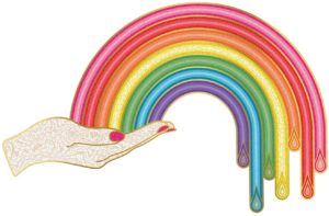 750 pieces, Rainbow Hand by Jonathan Adler, from Galison