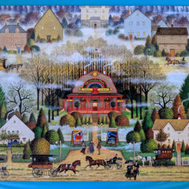 Melodama in the Mist by Charles Wysocki, a 1000 piece puzzle from Buffalo Games