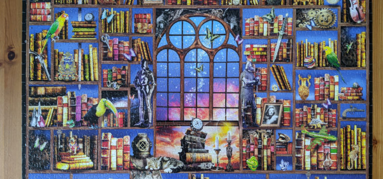 The Imaginarium is a surprisingly challenging 1000 piece puzzle from White Mountain.