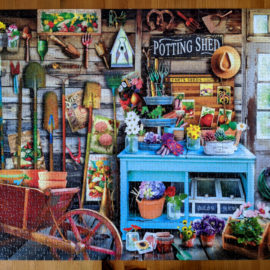A challenging shed jigsaw puzzle