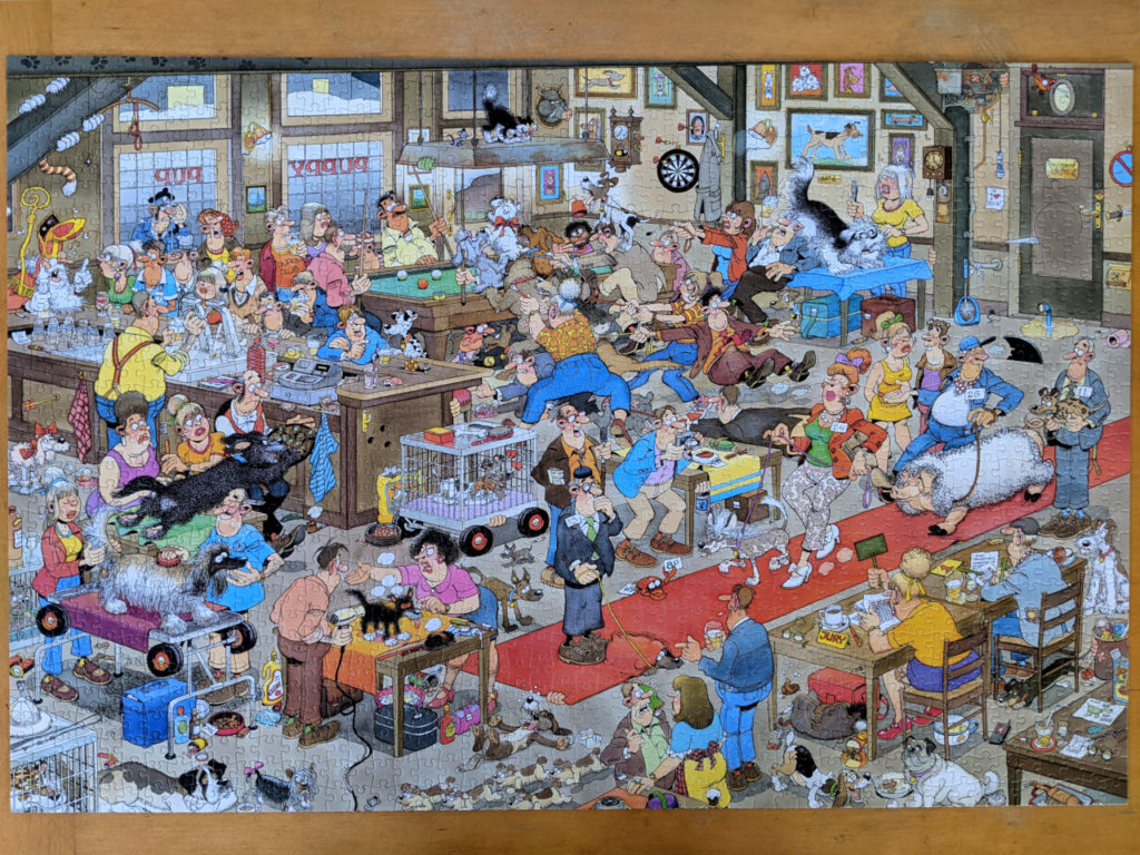 The Dog Show puzzle is bizarre and wonderful by Jan van Haasteren