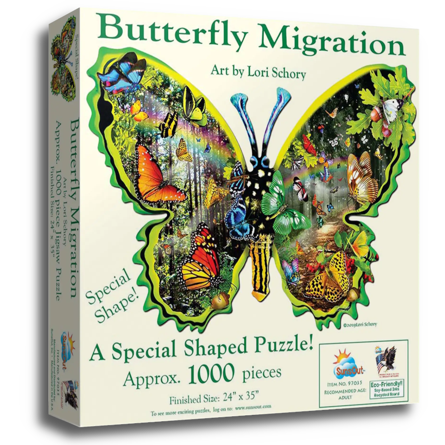 SunsOut, Butterfly Migration, 1000pcs