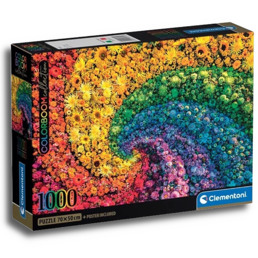 Clementoni, Colorboom: Whirl, 1000pcs