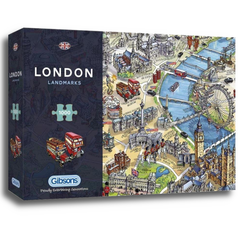 Gibsons, London Landmarks, 1000pcs