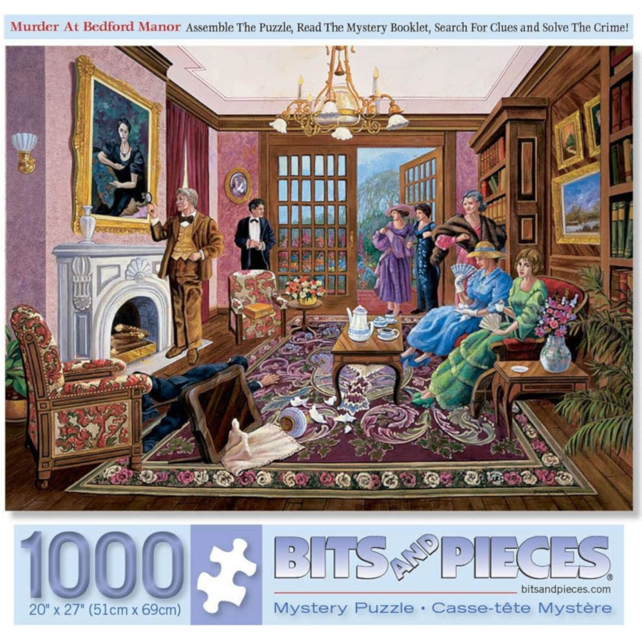 Bits and Pieces, Murder at Bedford Manor, 1000pcs